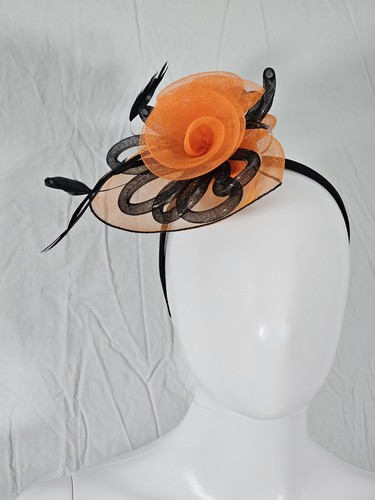 Fascinators hat flower mesh - fascinators,